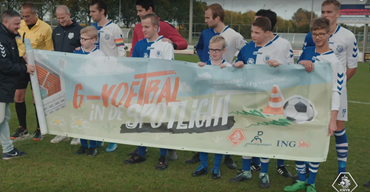 G-voetballers in de spotlights bij AZC Zutphen
